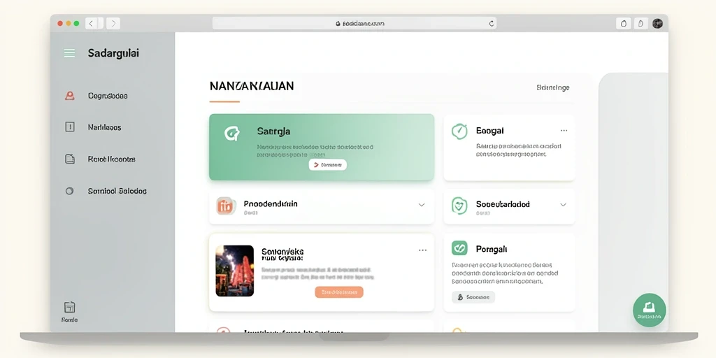 Tampilan antarmuka yang sederhana dan menarik.