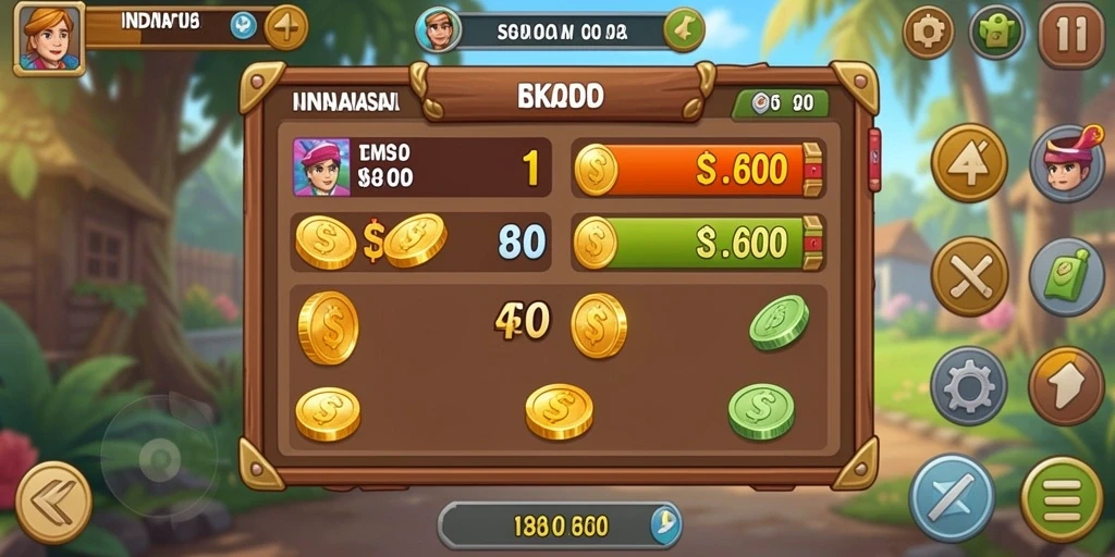 Screenshot menampilkan tampilan awal permainan GN168.