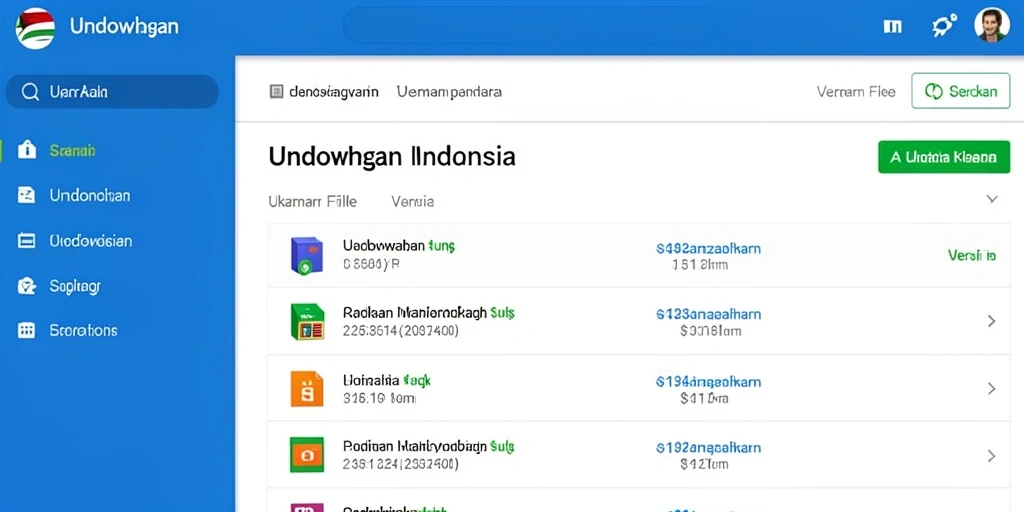 Tampilan menu utama yang menarik dan mudah dinavigasi.