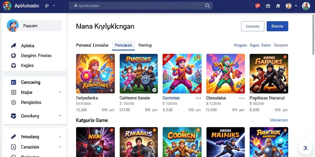Screenshot menunjukkan gameplay yang seru.