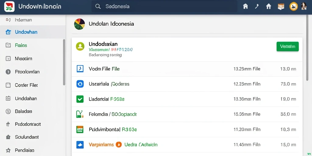 Tampilan antarmuka yang user-friendly dan mudah dinavigasi.