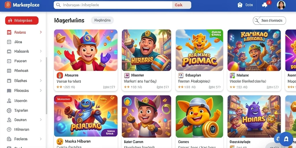 Tampilan utama aplikasi yang menarik dan mudah dinavigasi.