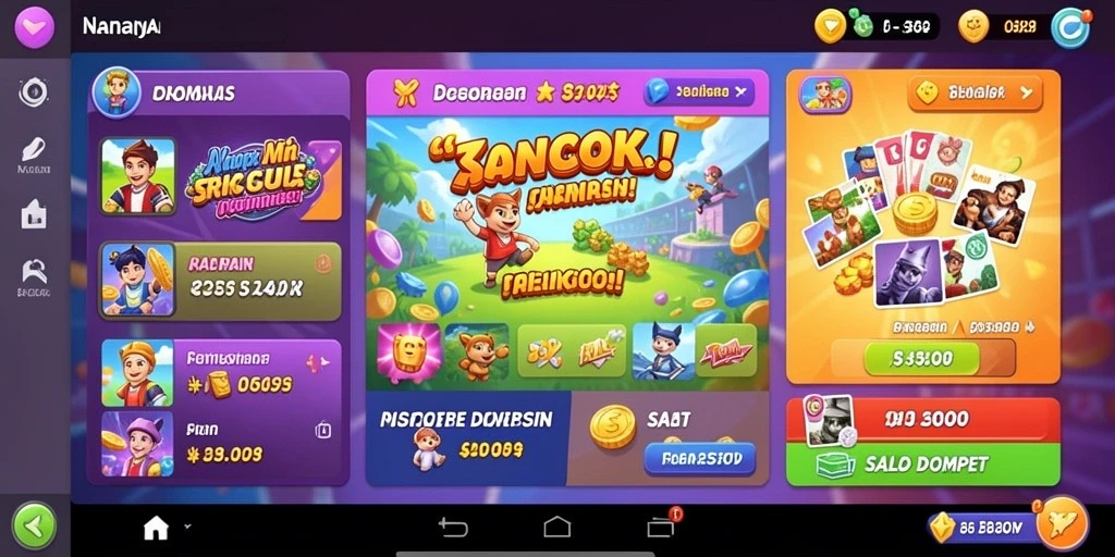 Screenshot menampilkan karakter utama QQSTAR dalam misi.